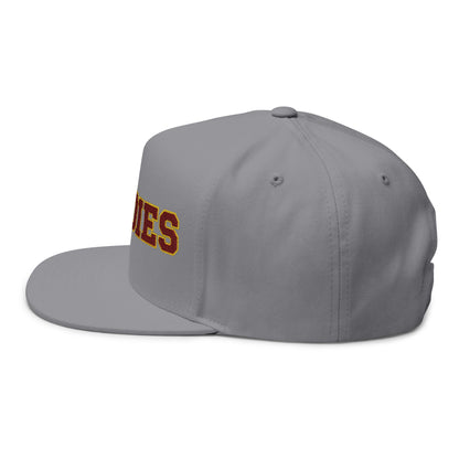 Minneapolis Roosevelt Teddies Embroidered Flat Bill Cap — School Spirit Snapback