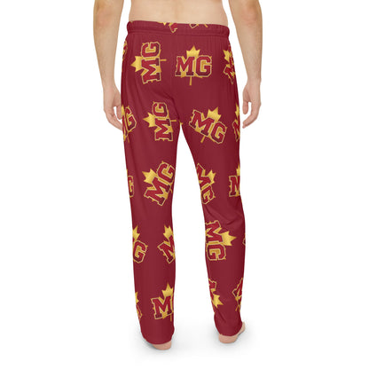 Maple Grove Crimson Men's Pajama Pants  - Comfortable Sleepwear for Relaxation and Lounging