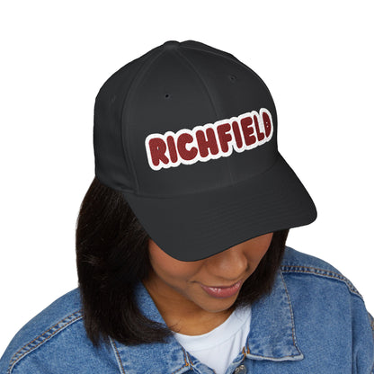 Richfield Spartans Black Embroidered Cap - Structured Baseball Hat