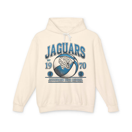 Bloomington Jefferson Jaguars EST 1970 Vintage Basketball Hooded Sweatshirt