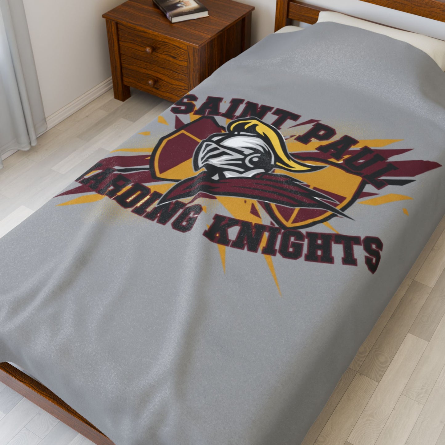Saint Paul Harding Knights Velveteen Plush Blanket - Cozy Comfort for Home or Game Days