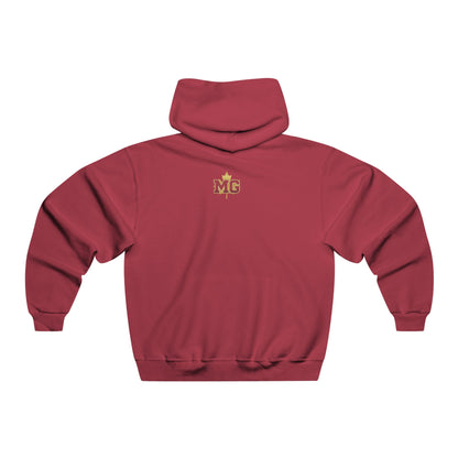 Maple Grove Crimson Pullover Hoodie — Classic Collegiate Crewneck Hooded Sweatshirt