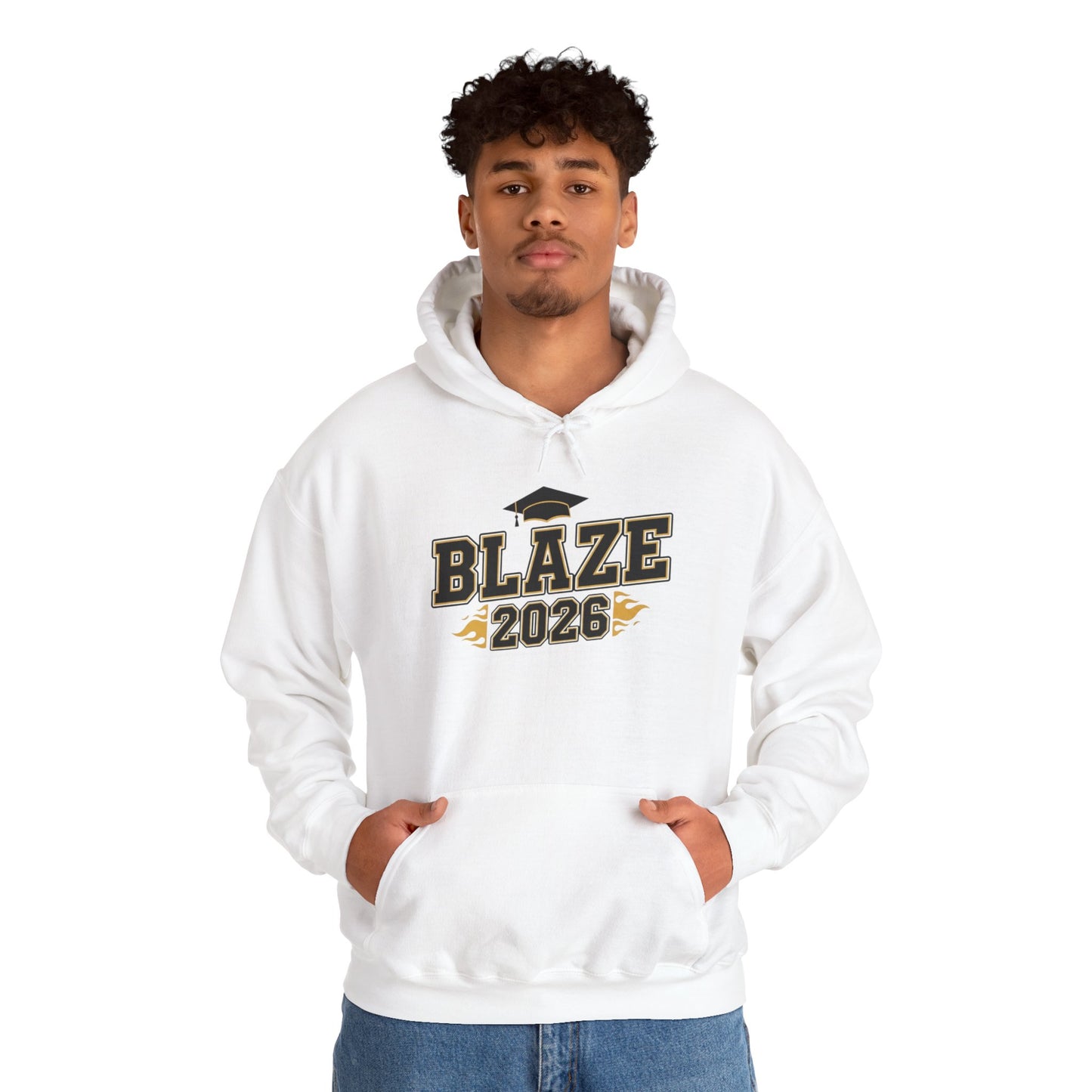 Burnsville Blaze Class of 2026 Block Hoodie