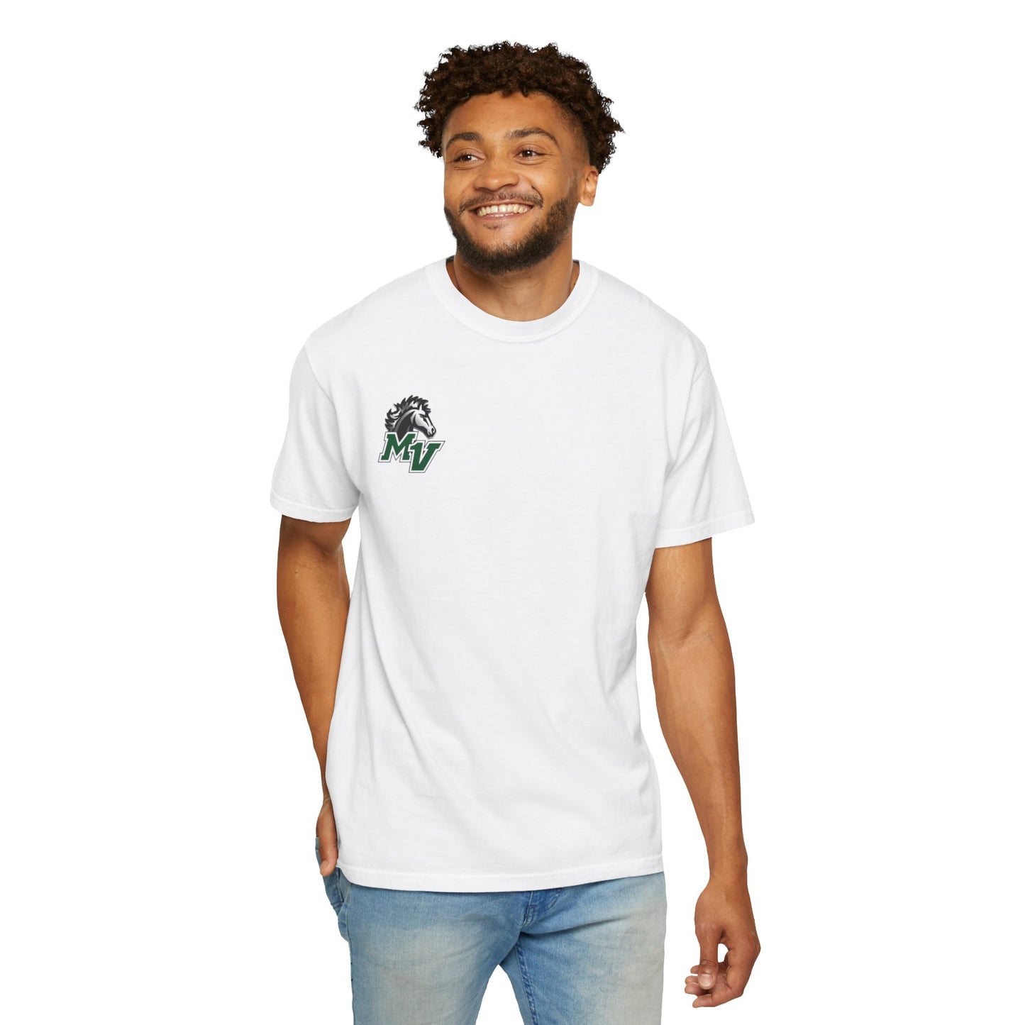 Mounds View Mustangs Unisex Garment-Dyed T-Shirt
