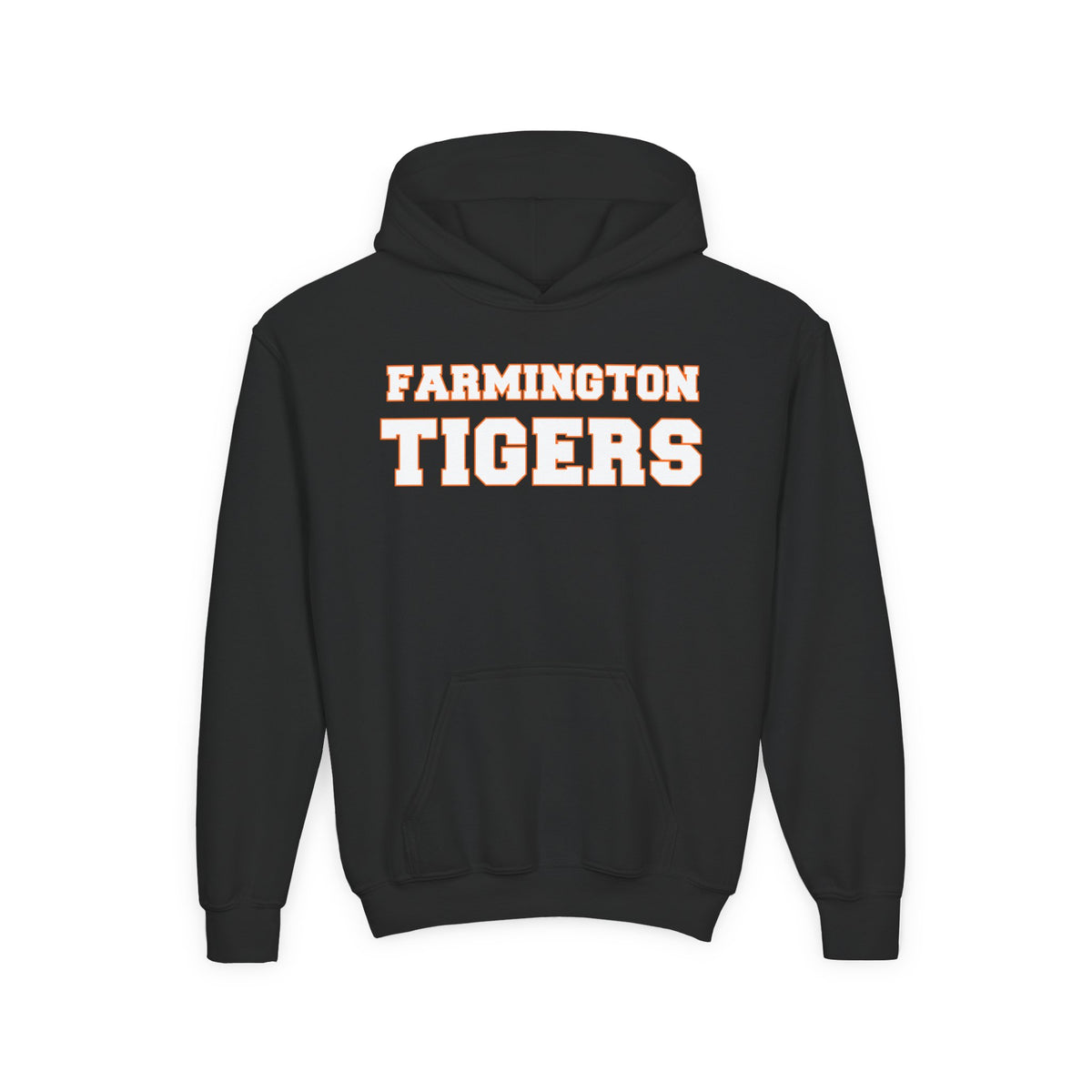 Farmington Tigers Youth Hoodie — School Spirit Sweatshirt with Paw Logo