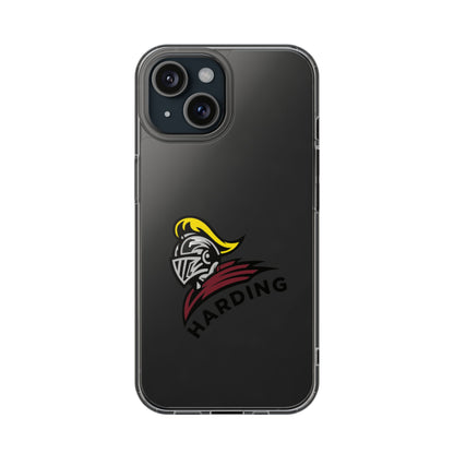Clear Phone Case with Harding Logo