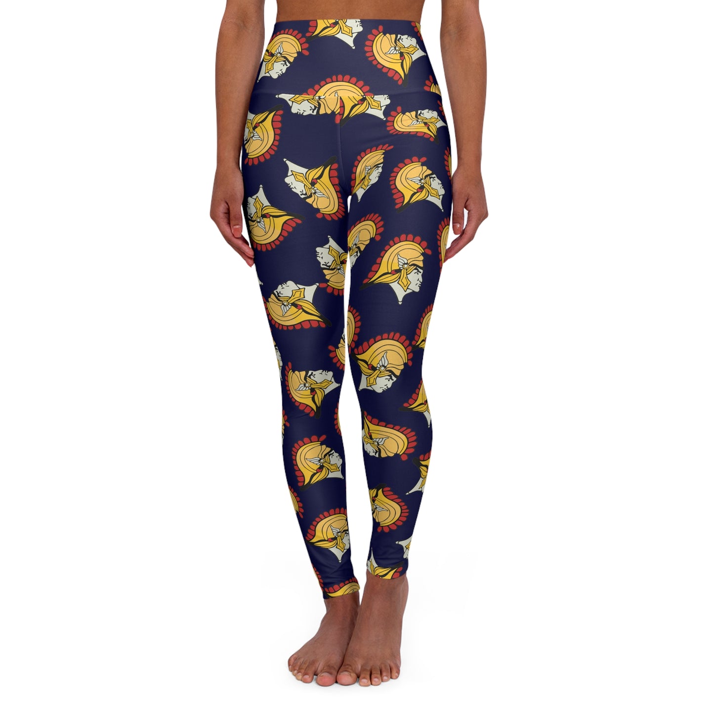 Orono Spartans Trendy High Waisted Leggings