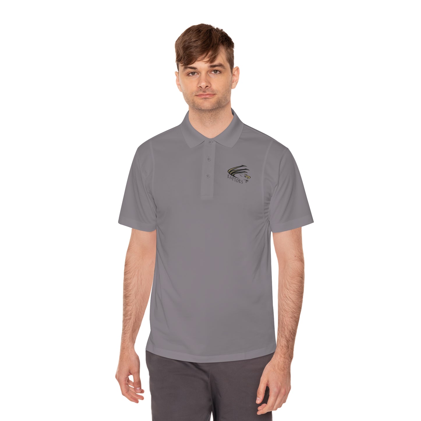 East Ridge Raptors Men's Sport Polo Shirt - Lightweight Performance Wear for Active Lifestyle