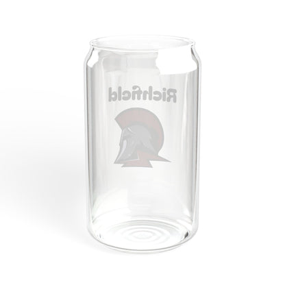 Richfield Spartans Stylish 16oz Sipper Glass, Eco-Friendly Drinkware