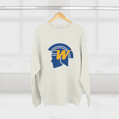 Unisex Crewneck Sweatshirt with Wayzata Trojans Design - Perfect for Sports Fans & Casual Wear