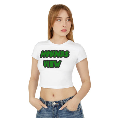 Mounds View Mustangs Women’s Baby Tee - Retro Graphic Top for Casual Vibes