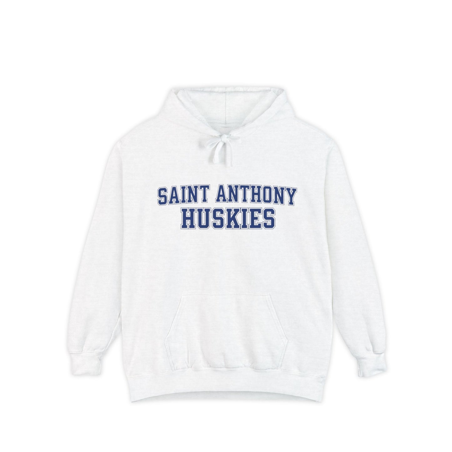 Saint Anthony Huskies Hoodie — Garment-Dyed School Sweatshirt