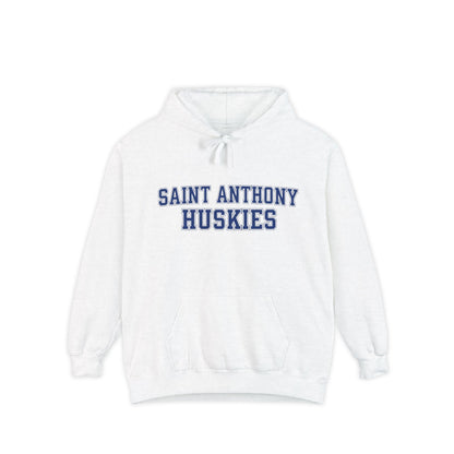 Saint Anthony Huskies Hoodie — Garment-Dyed School Sweatshirt