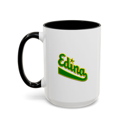 Edina Accent Coffee Mug - 11 & 15oz Ceramic - Perfect Gift for Coffee Lovers