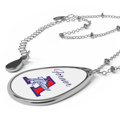 Robbinsdale Armstrong Falcons "Forever" Oval Pendant Necklace
