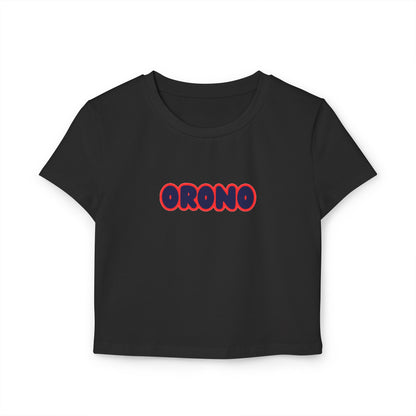 Orono Spartans Women’s Baby Tee - Retro Graphic Top for Casual Vibes