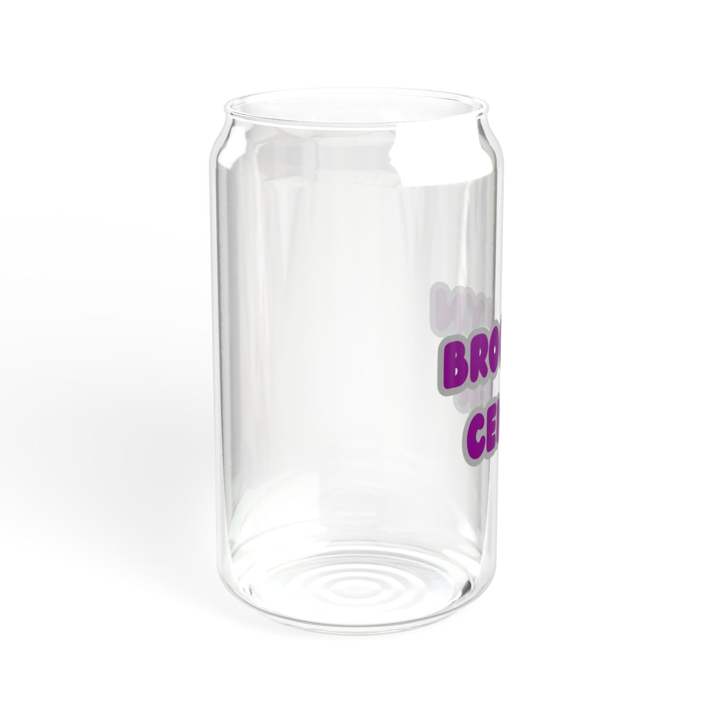 Brooklyn Center Centaurs  Stylish 16oz Sipper Glass, Eco-Friendly Drinkware