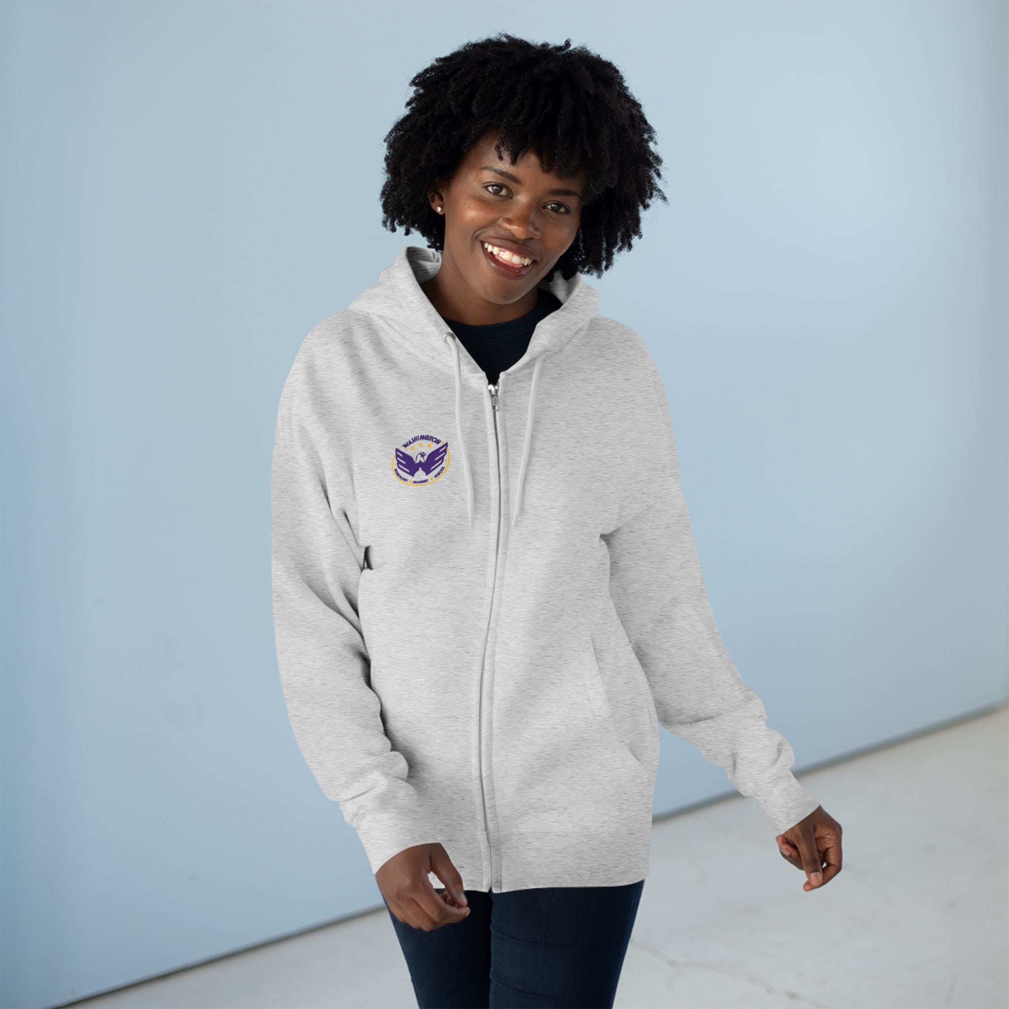 Saint Paul Washington Tech Unisex Zip Hoodie