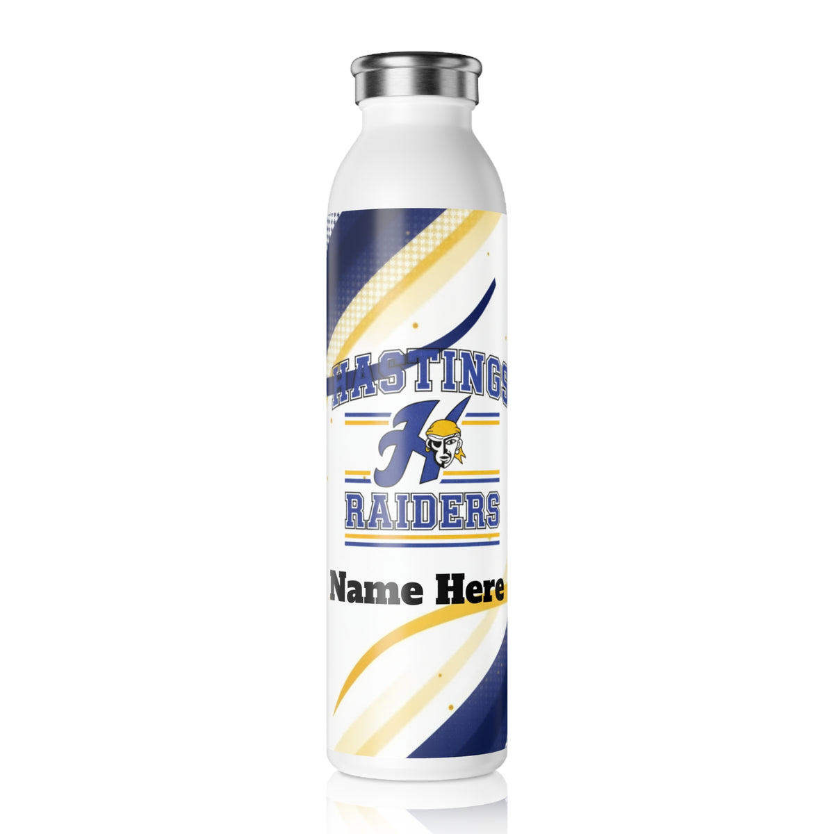 Hastings Raiders Slim Water Bottle —  Stainless Insulated Bottle