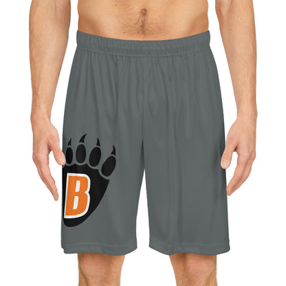White Bear Lake Bears Grey Basketball Shorts