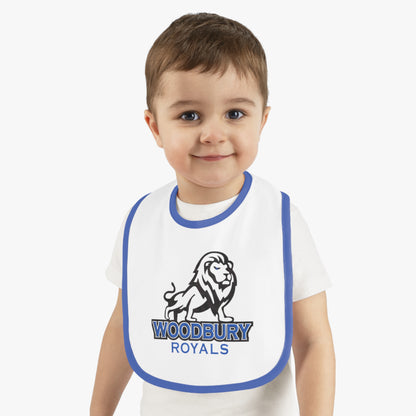 Woodbury Royals Baby Contrast Trim Jersey Bib