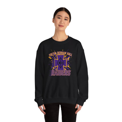 Raiders Crest Sweatshirt — Cretin-Derham Hall Purple & Gold Crewneck