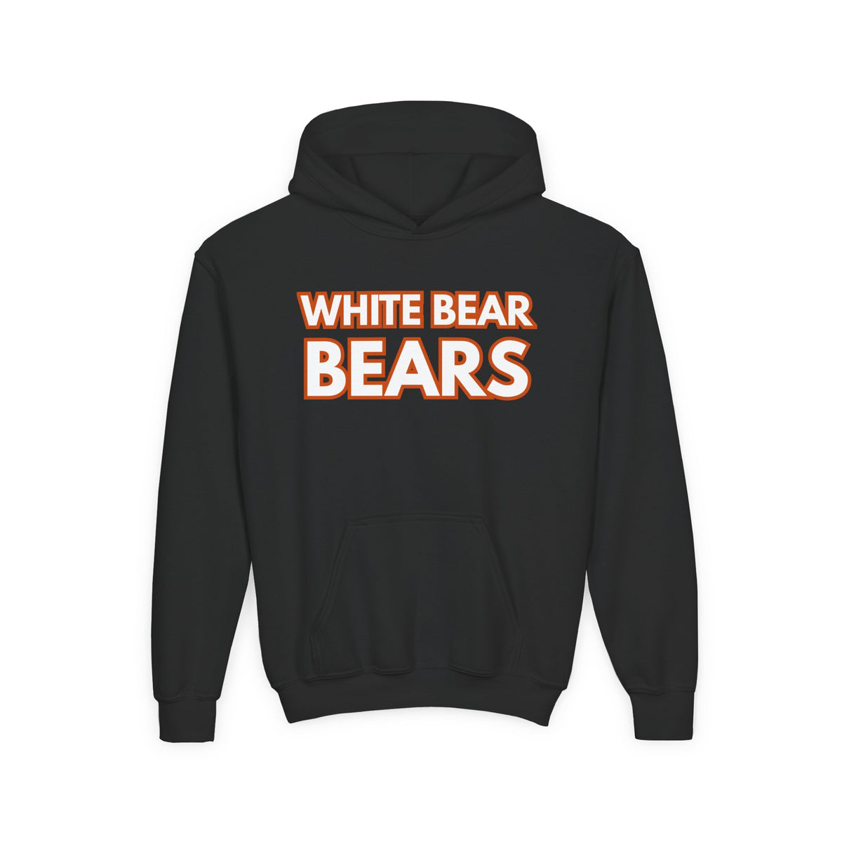 White Bear Bears Youth Hoodie — School Team Spirit Pullover