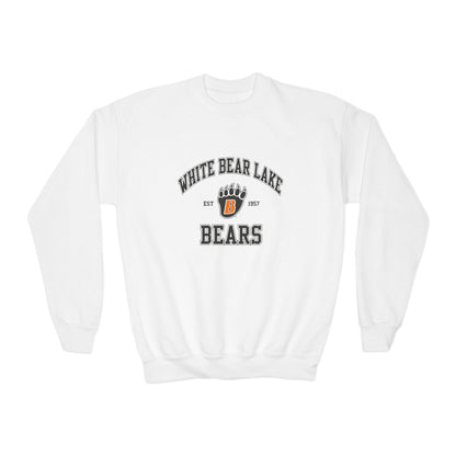 White Bear Lake Bears Youth Crewneck Sweatshirt – School Spirit Classic