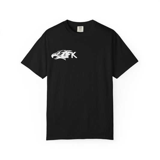 Bloomington Kennedy Eagles Unisex Black Garment-Dyed T-Shirt