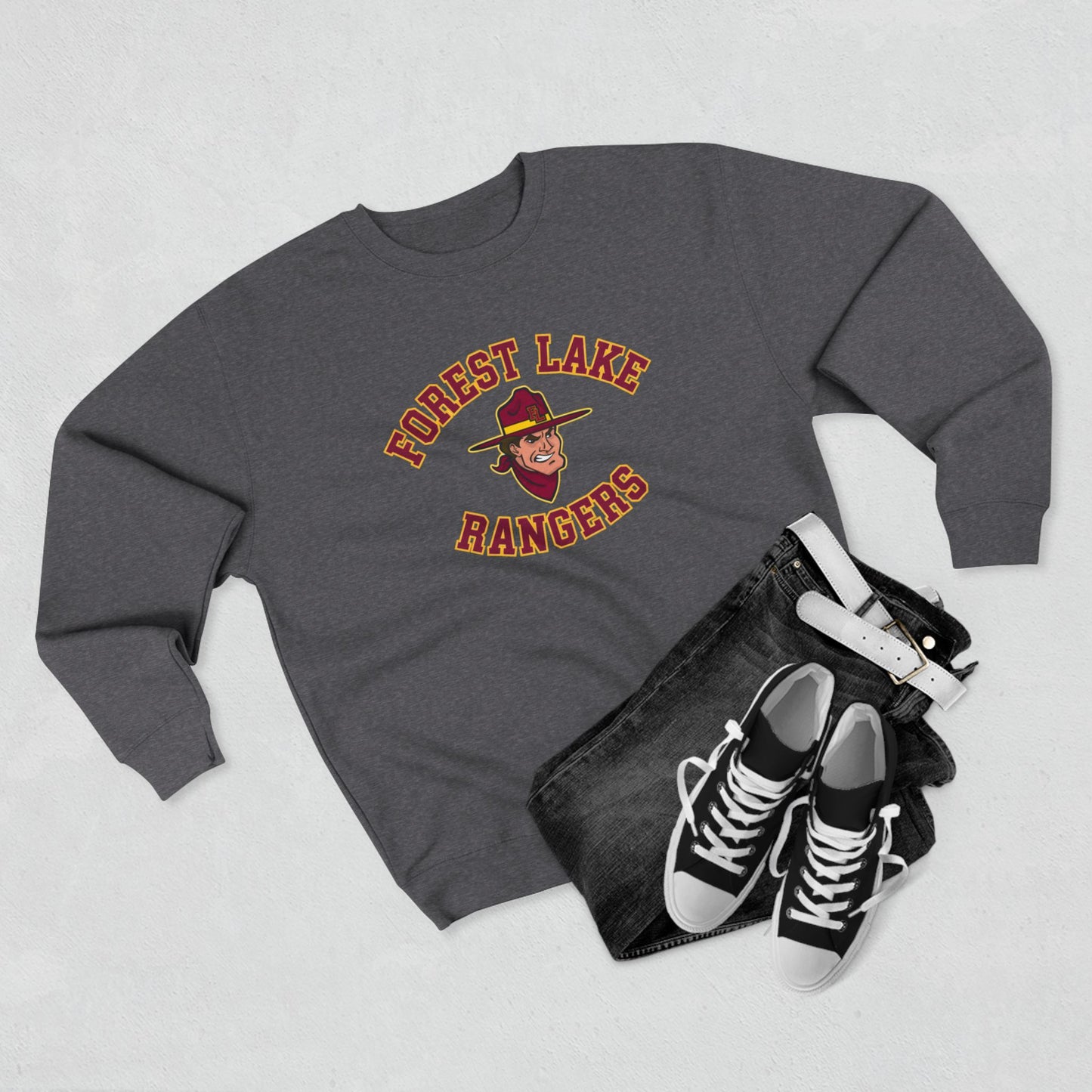 Forest Lake Rangers Unisex Crewneck Sweatshirt  - Cozy Everyday Wear