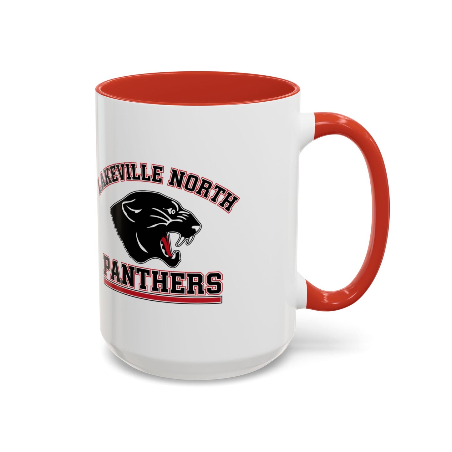Lakeville North Panthers coffee mug with vibrant colors and a comfortable handle for your favorite beverages.
