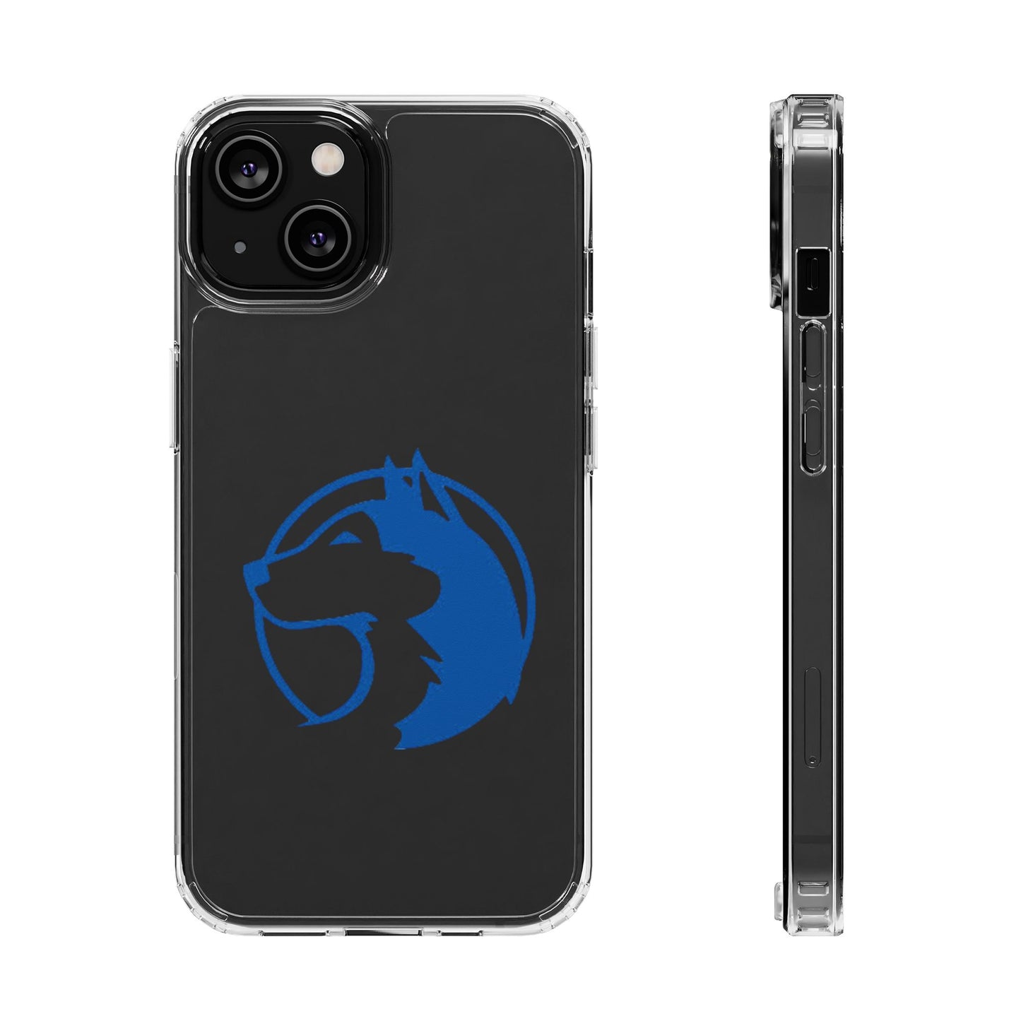 Saint Anthony Huskies Clear Phone Case