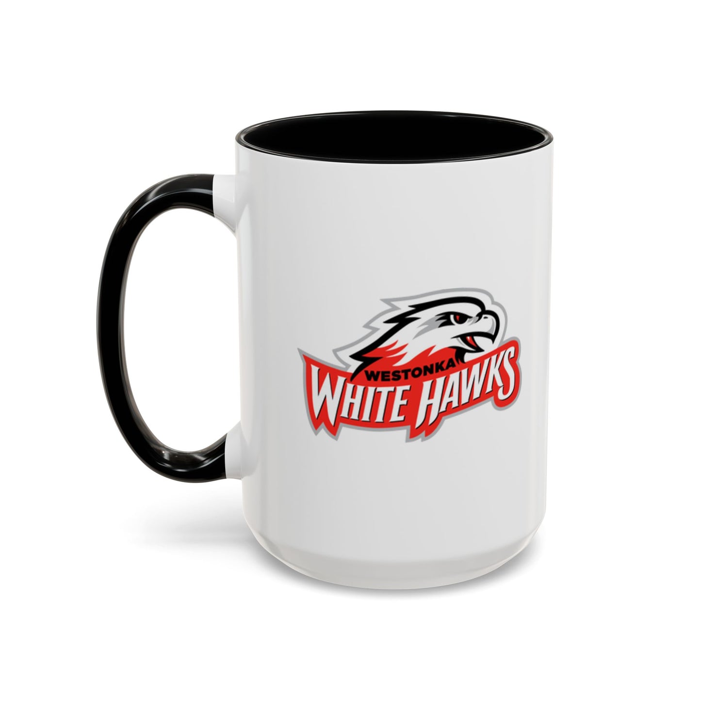 Mound Westonka White Hawks Accent Coffee Mug - Stylish 15oz or 11oz
