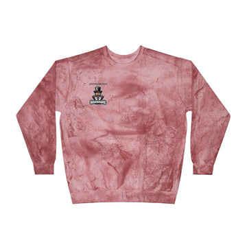Saint Paul Johnson Unisex Color Blast Crewneck Sweatshirt - Vibrant Yellow Tie-Dye for Casual Comfort