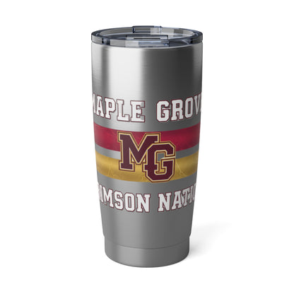 Maple Grove Crimson Vagabond 20oz Tumbler - Stainless Steel Travel Mug