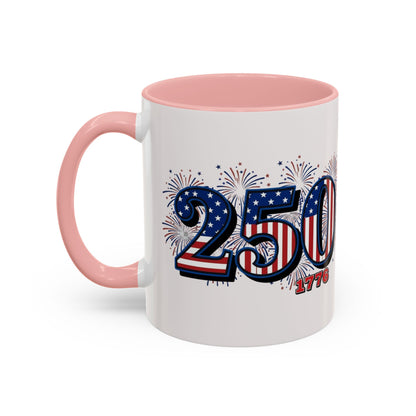 Patriotic Coffee Mug - Americas 250th Anniversary