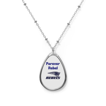 Champlin Park Rebels Oval Pendant Necklace