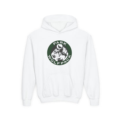 Youth Heavy Blend Hoodie - Park Wolfpack Design