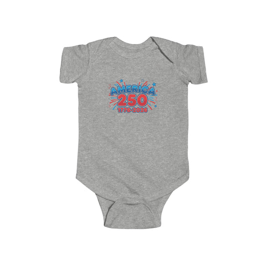 America's 250th Anniversary Infant Bodysuit — "1776–2026" Patriotic Baby Onesie