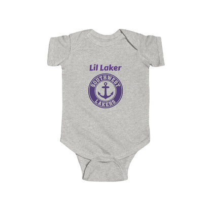 Minneapolis Southwest Cute Infant Bodysuit - Lil Laker Design for Baby Fans