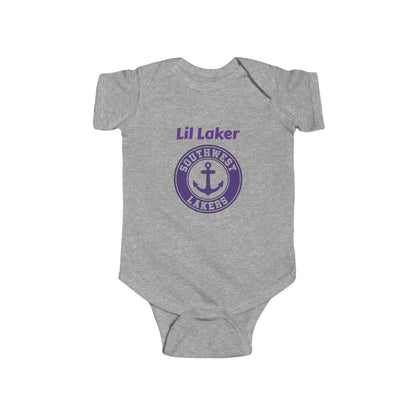 Minneapolis Southwest Cute Infant Bodysuit - Lil Laker Design for Baby Fans