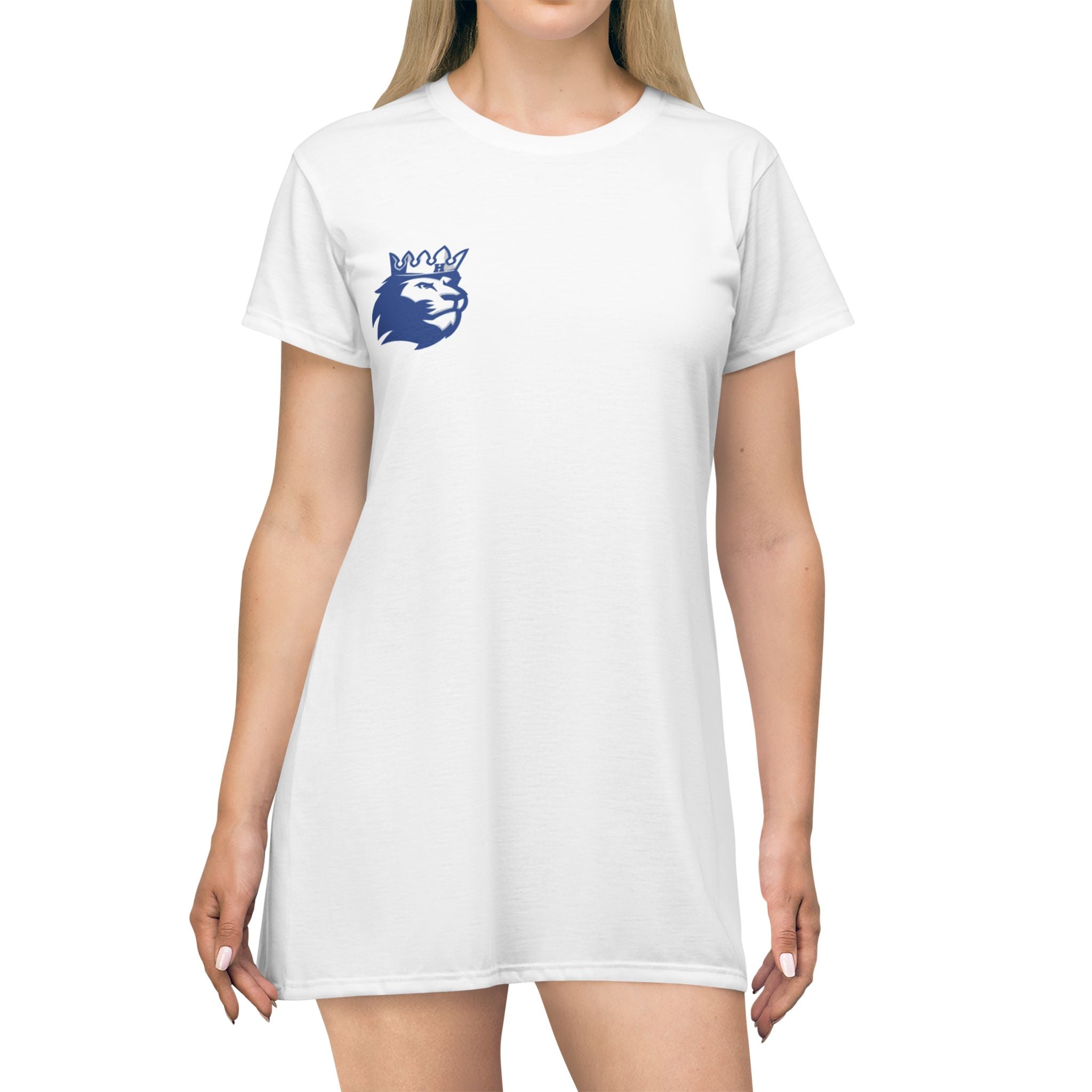 Hopkins Royals T-Shirt Dress - Casual Summer Wear for Animal Lovers