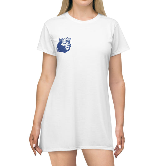 Hopkins Royals T-Shirt Dress - Casual Summer Wear for Animal Lovers