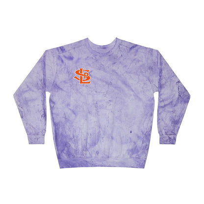Saint Louis Park Orioles Color Blast Crewneck Sweatshirt for a Vibrant Vibe, Unisex Tie-Dye Fashion