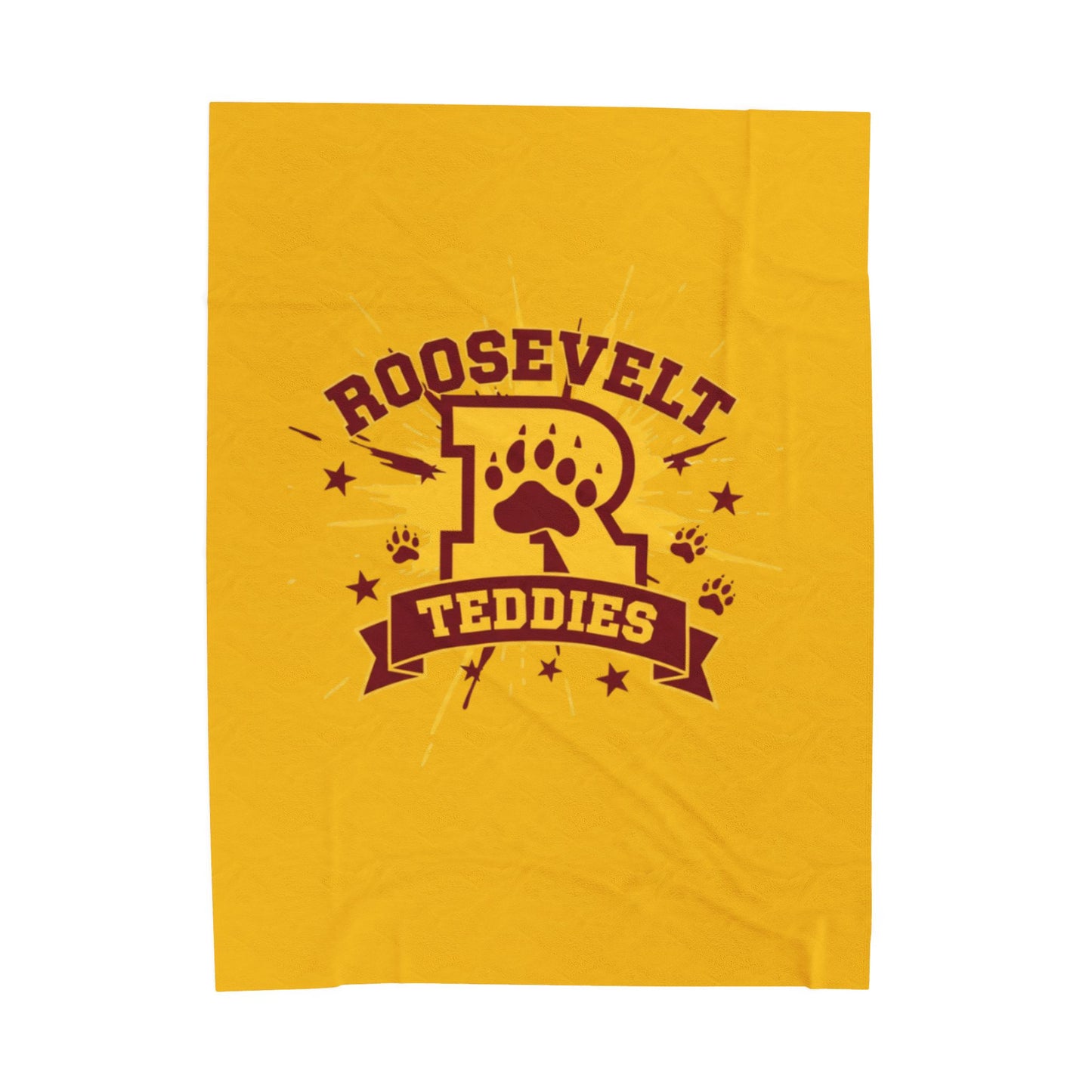 Minneapolis Roosevelt Velveteen Plush Blanket - Cozy Sports Fan Gift
