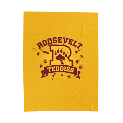 Minneapolis Roosevelt Velveteen Plush Blanket - Cozy Sports Fan Gift