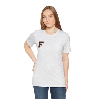 Farmington Tigers 'F' Graphic Tee — Retro Letterman Style T-Shirt
