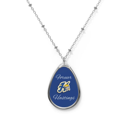 Hastings Raiders "Forever" Oval Pendant Necklace