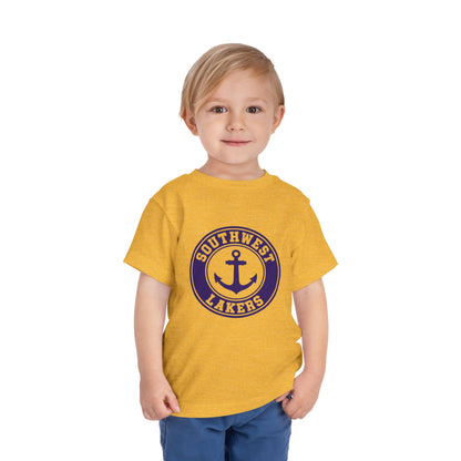 Minneapolis Southwest Lakers Toddler Tee - Cute Nautical Design for Little Fans