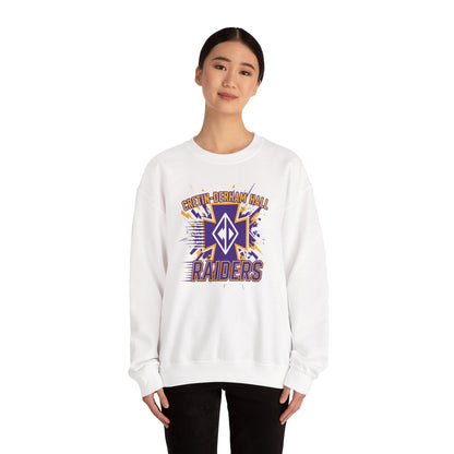 Raiders Crest Sweatshirt — Cretin-Derham Hall Purple & Gold Crewneck